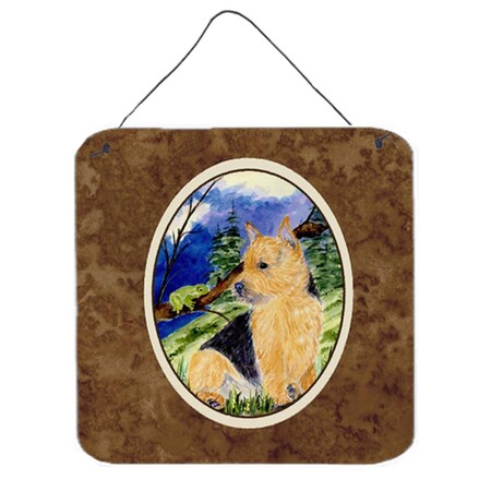 Carolines Treasures Norwich Terrier Aluminium Metal Wall Or Door Hanging Prints SS8984DS66